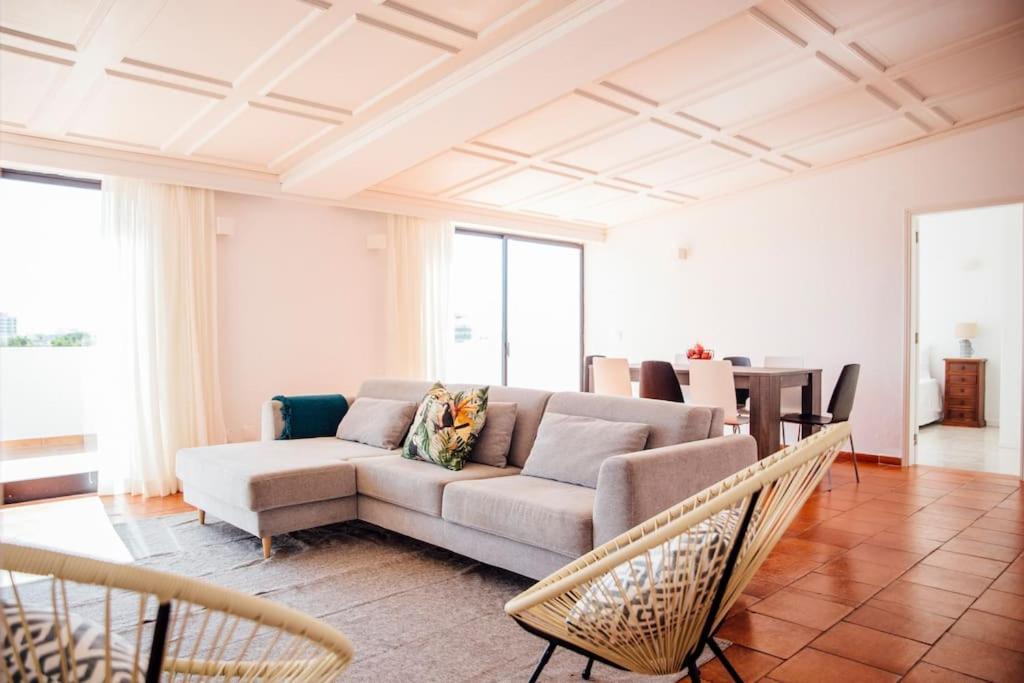 Ferienwohnung Penthouse S.Jorge Seaview T4 Quarteira Exterior foto