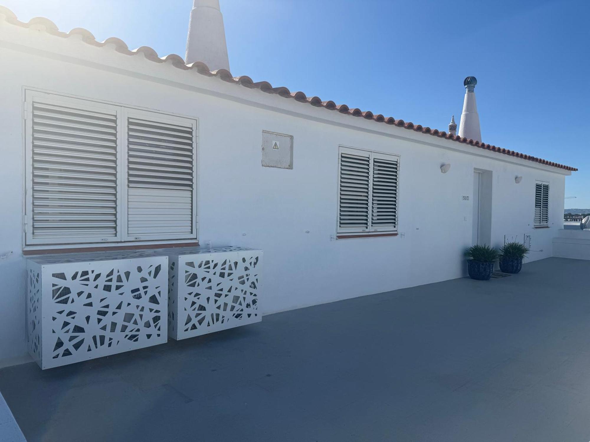 Ferienwohnung Penthouse S.Jorge Seaview T4 Quarteira Exterior foto